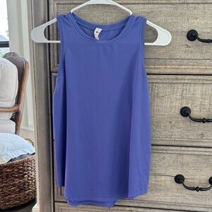 LULULEMON~size 6~EUC~High Neck Running & Training Tank Top~Purple/Charged Indigo